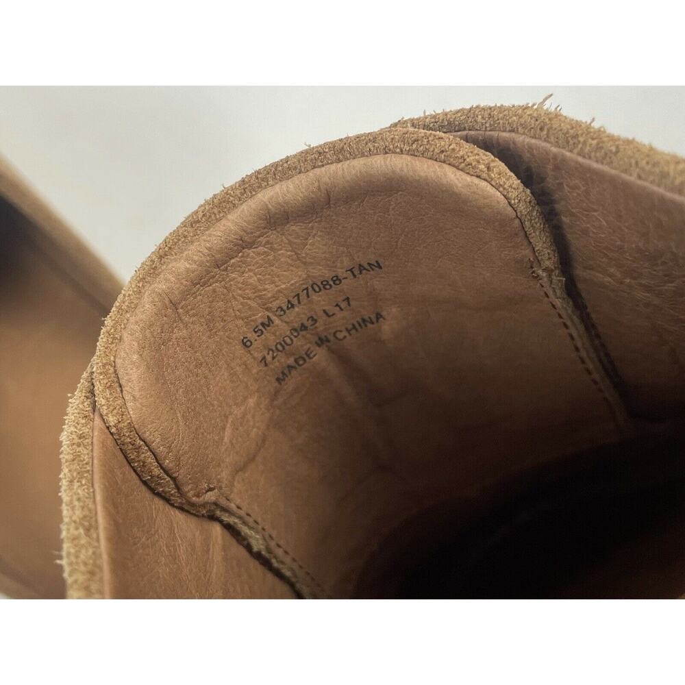 FRYE Lena Zip Tan Slip On Shoes Size 6.5 - Picture 5 of 6